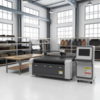 Machine de découpe CNC haute performance à couteau oscillant pour le traitement des matériaux intérieurs automobiles