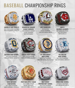 Bague de championnat personnalisée de haute qualité pour basketball, hockey sur glace, football, baseball, softball, pour enfants et jeunes équipes, avec boîte - Product Image 3