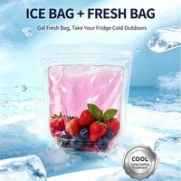 Packs de glace réutilisables en gel de qualité alimentaire pour une utilisation sûre, refroidissement longue durée pour les collations, les fruits, les refroidisseurs de viande, les pique-niques et le camping