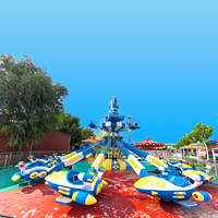 Manège Auto-Propulsé pour Enfants, Équipement d'Attraction pour Parc d'Attractions, Aire de Jeux Extérieure, Divertissement Familial et Aventure