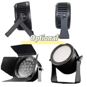 Projecteur LED Par étanche IP65 de grande taille 30 x 10W avec contrôle DMX RGBWA+UV 6 en 1 pour parc extérieur - Product Image 6