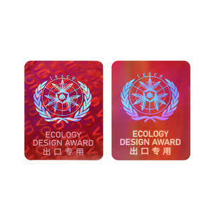 Waterdichte QR-code op maat gemaakte 3D transparante beveiligingslabel hologram <span class=keywords><strong>sticker</strong></span> zelfklevende logo stickers voor verpakkingslabels - Product Image 6