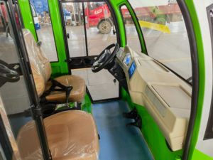 Véhicule électrique <span class=keywords><strong>de</strong></span> tourisme à quatre roues, minibus <span class=keywords><strong>de</strong></span> visite des sites touristiques, voiturette <span class=keywords><strong>de</strong></span> golf, navette d'aéroport, batterie 72V150AH, moteur 7.5KW - Product Image 4