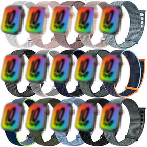 <span class=keywords><strong>Correa</strong></span> de Reloj de Nailon de Lujo/Deportiva/Moderna VILO VL--N016 de 70 Colores para Reloj Serie 8 7 6 5 SE, Transpirable y Suave - Product Image 1