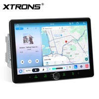 Reproductor de Auto Android Universal de 10.1 Pulgadas, Doble DIN, 8+128GB, Doble BT, Pantalla QLED, UNISOC 7865, 4G Global, AKM 7604, GPS, CE-XTRONS