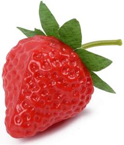 Décoration de maison DIY, fraises artificielles, simulation de fraises rouges, <span class=keywords><strong>faux</strong></span> fruits en plastique - Product Image 3