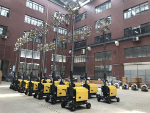 5M Mast Tháp Ánh Sáng 5KW Máy Phát Điện Di Động Di Động Tháp Ánh Sáng - Product Image 2