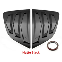 Nouveau lot de 2 panneaux de spoiler de vitre latérale arrière, pare-soleil et cache de ventilation pour Honda Jazz Hatchback GK5 2014-2018