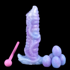 YOCY Silicone Ovipositor <b>Dildo</b> Egg Laying Sex Toys Vagina Anal Egg Ovipositor <b>Dildo</b> Anal Plug Sex Toys for Women and Gay - Product Image 3