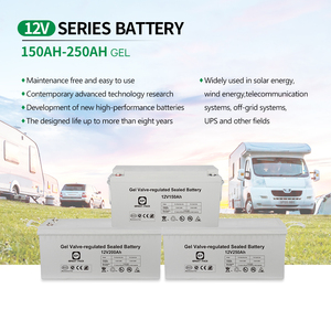 แบตเตอรี่เจลสำหรับระบบพลังงานแสงอาทิตย์ แบตเตอรี่โซลาร์ 12v 100ah 12v 200ah แบตเตอรี่โซลาร์ 250ah - Product Image 6