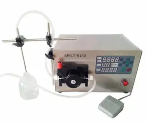 Electric mineral water liquid filling machine 5-150ml SM-LT-R-180