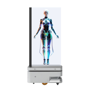 AI 디지털 인간 지능형 수신 기능 올인원 인터랙티브 가상 인간 투명 화면 휴먼 홀로그램 - Product Image 3