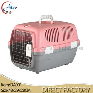 Chenil pour chien de compagnie en plastique d'acier inoxydable de haute qualité grand Type de palette de Cage en fer de <span class=keywords><strong>Transport</strong></span> extérieur avec emballage de boîte de plateau en plastique - Product Image 2