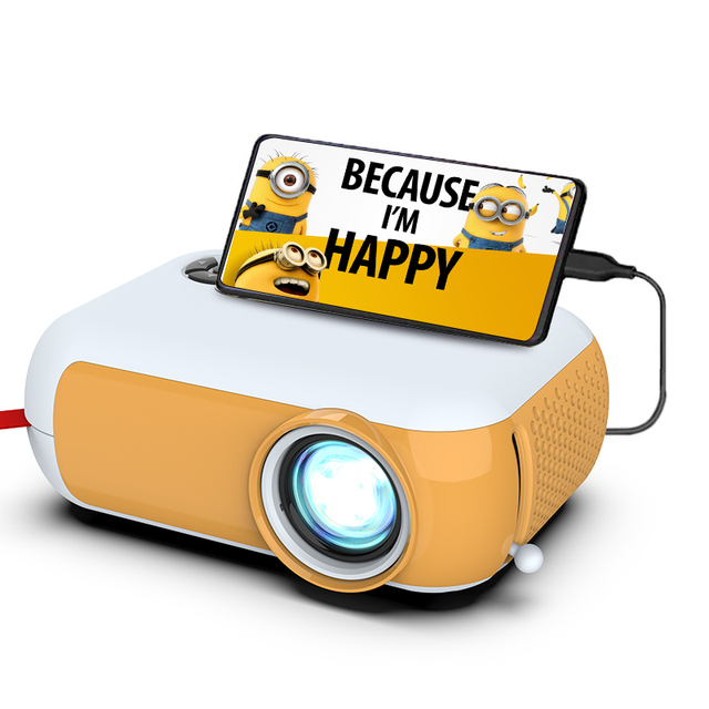 A10 LED Mini Projector Support 1080P Proyector HDMI-Compatible USB Audio Portable Home Media Video Player Basic Projector