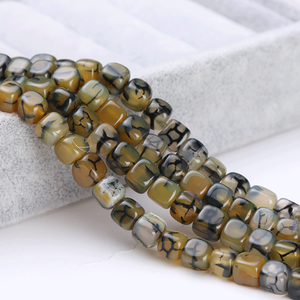 Piedras Preciosas de Ojo de Gato con Corte Brillante, Calidad 5A, Cuentas Minerales para la Fabricación de Joyas, Decoración Verde, Accesorios de 8 mm y 3 mm de Altura - Product Image 6