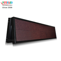 Bonne qualité couleur unique message led signe néon affichage led couleur rouge led défilement signes p10 affichage led extérieur