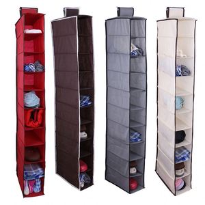 Non-woven Fabric Foldable Wardrobe Hanging Storage Bag Single Tier Multifunctional Clothing Storage <b>Shoe</b> Box Dustproof - Product Image 1