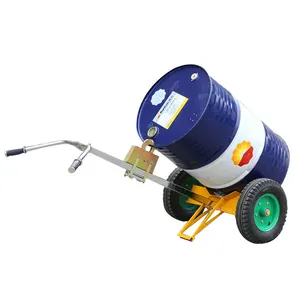 Factory supply 450kg hydraulic oil drum carrier manual drum lifter for sale