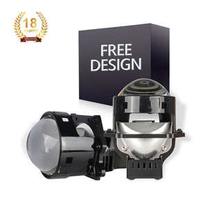 10000lm 50W Bombilla de luz de coche Led <span class=keywords><strong>Angel</strong></span> Eyes Faro Xenon Proyector Lente Alto Bajo Lente dual Proyector de luz de coche - Product Image 6