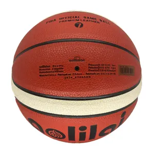 热卖高级PU皮革BG5000篮球可定制训练户外篮球