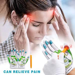 Échantillon gratuit quantité minimale de commande bas vente en gros médecine traditionnelle chinoise Point d'acupuncture thérapie <span class=keywords><strong>pieds</strong></span> SPA messagerie réflexologie chaussettes - Product Image 5