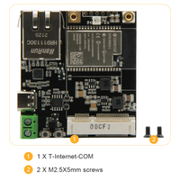 Carte de développement LILYGO T-Internet-COM ESP32 Wifi Bluetooth avec module Ethernet T-PCIE IOT, fonctionnalités de carte SIM et de carte TF