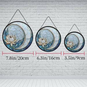 Attrape-rêves <span class=keywords><strong>amérindien</strong></span> en vitrail, pendentif attrape-soleil pour décoration culturelle - Product Image 6