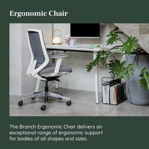 Versatile Ergonomic Desk <b>Chair</b> Adjustable Lumbar Support Reclining Breathable Mesh Backrest Swivel Wheels Foam PP <b>Office</b> - Product Image 4