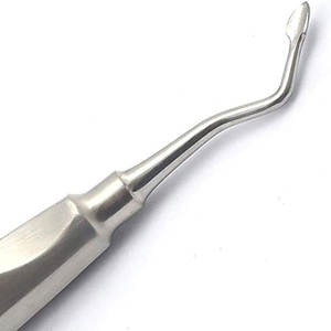 2026 Élévateur dentaire de luxation léger, manche doré droit, outil manuel de précision pour extraction dentaire et procédures chirurgicales - Product Image 6