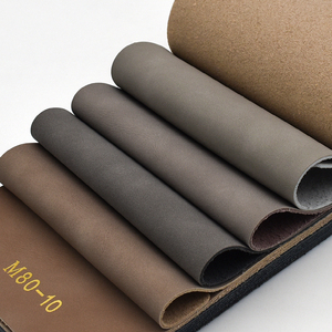 Fábrica al por mayor Retro esmerilado acabado mate cuero ecológico sintético Semi PU cuero para sofá muebles cartera - Product Image 2