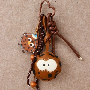 Diseño Creativo 2026, Nuevas Decoraciones para Bolsos, Regalo de Cumpleaños para Niños, Accesorios de Moda para Mujer, Dijes de Galletas Marrones de Cuero PU Suave - Product Image 2
