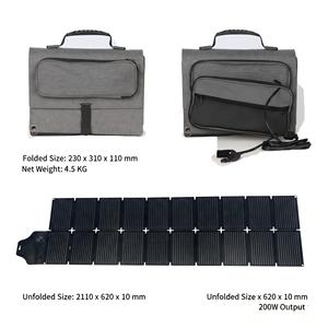 <span class=keywords><strong>Panneau</strong></span> <span class=keywords><strong>solaire</strong></span> pliable 200W, 182 cellules mono, tissu ETFE mat imperméable, chargeur <span class=keywords><strong>solaire</strong></span> portable, <span class=keywords><strong>tension</strong></span> en circuit ouvert 23.76V - Product Image 3
