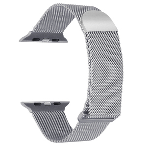 Correa de Reloj Magnética de Lujo para Mujer, de Acero Inoxidable Milanesa, Resistente al Agua, de 22 mm, 38-40 mm, 42-46 mm, para <span class=keywords><strong>IWatch</strong></span> <span class=keywords><strong>Ultra</strong></span> 8 7 6 SE 5 - Product Image 4