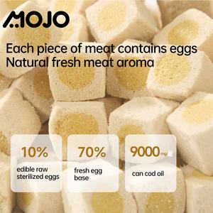 MOJO commercio all'ingrosso di alta qualità per animali domestici snack per gatti uova di gallina olio di pesce liofilizzato in Pellet secchio ad alto contenuto proteico cane da addestramento - Product Image 4