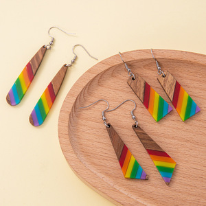 <span class=keywords><strong>Boucles</strong></span> <span class=keywords><strong>d</strong></span>'<span class=keywords><strong>oreilles</strong></span> pendantes bohèmes rétro en résine géométrique avec coutures en bois, <span class=keywords><strong>7</strong></span> <span class=keywords><strong>chakras</strong></span>, vintage, personnalisées, bijoux <span class=keywords><strong>d</strong></span>'été - Product Image 4