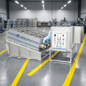 Automatic screen dehydrator <b>Sludge</b> dewatering equipment Quadrant dewatering machine Industrial screening separator - Product Image 1
