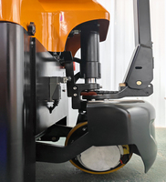 Transpalette Électrique Certifié CE 1,5 Tonne, Batterie Plomb-Acide 12V/85AH, Pneus Polyuréthane, Propulsion Arrière, Déplaceur Latéral Hydraulique, Personnalisable