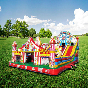 Nhà Máy Trực Tiếp Bán Buôn Hot Bán Ngoài Trời Gia Đình <span class=keywords><strong>Inflatable</strong></span> Trampoline Trẻ Em Chơi Khu Vực Bouncy Nhà Lâu Đài Sản Xuất Tại Trung Quốc - Product Image 2