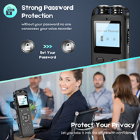 Grabadora de Voz Digital Pequeña Mini con Micrófono Dual y Chip de Grabación Profesional Aomago