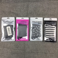 Chaussettes givrées semi-transparentes imprimées de logo personnalisé de haute qualité Emballage Ziplock avec fermeture à glissière pour l'alimentation et le café