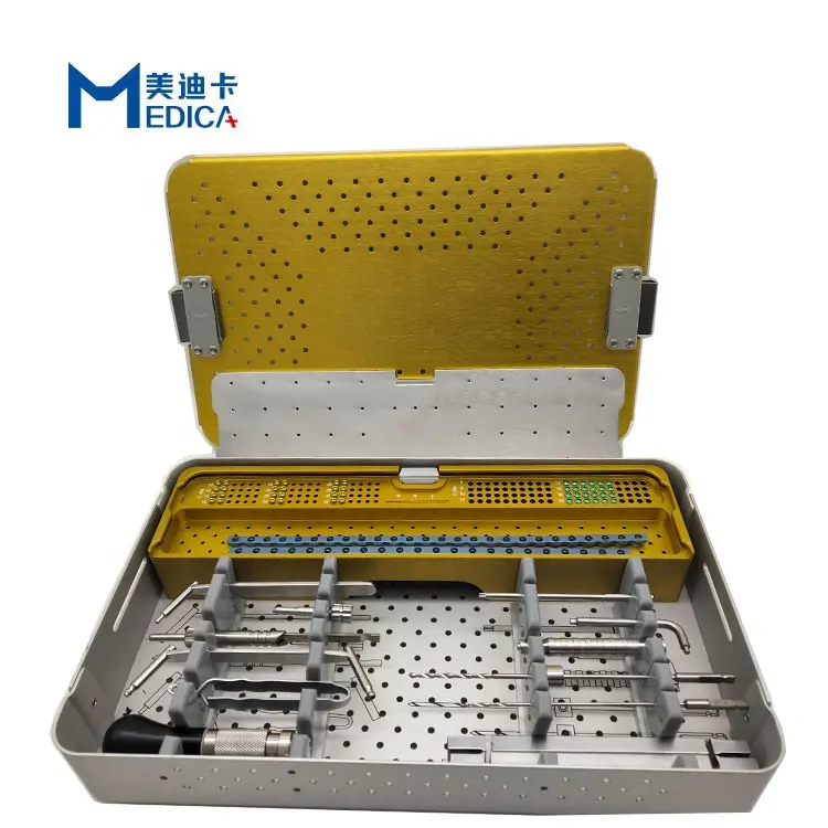 Kit d'instruments orthopédiques pour vétérinaire, plaque de verrouillage de haute qualité, Instruments avancés, 3.2