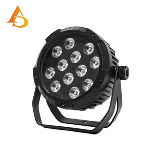 Luz Par LED para Escenarios de Conciertos y Estadios, 12 Piezas, RGBW 4 en 1, IP65, Resistente al Agua, DMX - Product Image 2