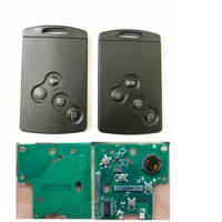 Télécommande de clé de voiture sans clé à 4 boutons 433 MHz avec puce PCF7945 PCF7953 4A, fonction mains libres pour Renault Clio IV 2009 - 2019 Captur 2013 - 2019