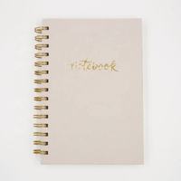 Cahiers lignés A5 à spirale avec logo personnalisé, blocs-notes et journaux pour les études et les notes