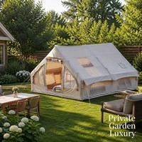 Tente gonflable pour voyages en pleine nature, tissu Oxford résistant, coupe-vent, installation rapide