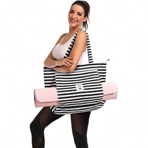 Muestra Gratis, Bolsa de Viaje, Bolsa de Gimnasio, Bolsa de Hombro, Bolsa de Lona para Transportar Esterilla de Yoga, Bolsa Deportiva - Product Image 1