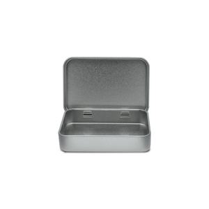 Child Proof Resistant Tinplate <b>Box</b> Custom Printed PP Metal Can Smell Proof Child Safety <b>Lock</b> Tin Container Recycled Storage - Product Image 2