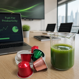 Capsules de Matcha pour la Santé Cognitive Compatibles avec les Machines Nespresso – Soutien à la Concentration – Capsules de Thé Vert Bio - Product Image 2