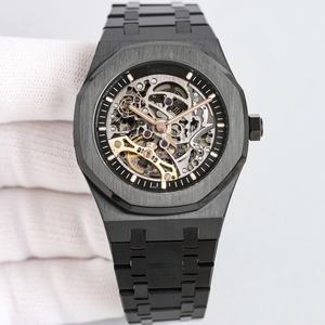 Reloj de pulsera artesanal de alta calidad, 41 mm, cerámica negra, movimiento mecánico, manecilla de las horas, correa de caucho, reloj deportivo de buceo - Product Image 1