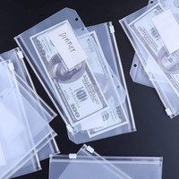 Dossier de stockage de fichiers avec fermeture éclair pour archiver classeur bureau école clair A5/A6/A7 PVC sac à feuilles mobiles fournitures de papeterie